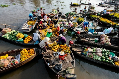 Chợ nổi Cái Răng Chợ nổi Cái Răng